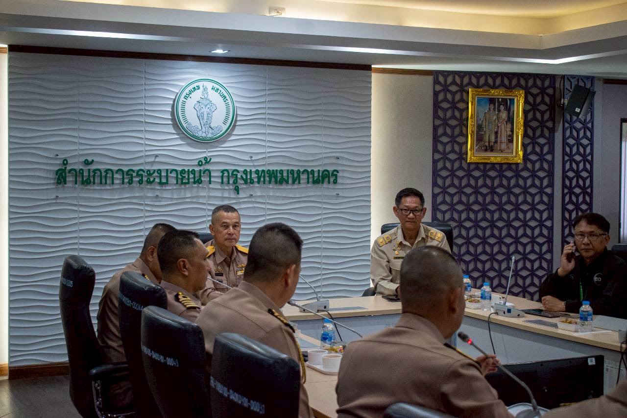 ฐานทัพเรือกรุงเทพ เข้าเยี่ยมชมและศึกษาดูงาน สำนักการระบายน้ำ กรุงเทพมหานคร